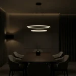 لوستر 4 شعله نور از ما رشکان مدل cicle 50/30 H - تصویر 2