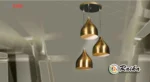 لوستر رایکا 3 شعله مدل شیپوری کوتاه کد ROS760 - تصویر 5