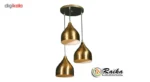 لوستر رایکا 3 شعله مدل شیپوری کوتاه کد ROS760 - تصویر 6