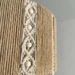 لوستر بافتنی مدل مراکشی هندسی کد 3520 - تصویر 5