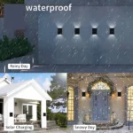 چراغ خورشیدی سولونیکس مدل 4LED-Solar-Wall Lamp - تصویر 7
