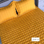 سرویس ملحفه 2 نفر 3 تکه مدل کشدار طرح زنبوری - تصویر 4