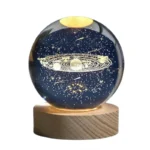 چراغ خواب مدل گوی کریستالی منظومه شمسی 3D - تصویر 2