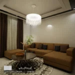 لوستر نورکیا مدل دو حلقه قندیلی کد 2R-55G - تصویر 6