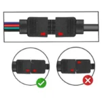 ریسه ال ای دی استریپ مدل RGB 3528 طول 5 متر - تصویر 5