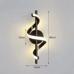 چراغ دیواری باروک سو مدل BLC306 - تصویر 2