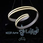 لوستر 2 شعله نورازما رشکان مدل tudeli/3lin.n - تصویر 3