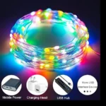 ریسه ال ای دی مدل فول کالر هوشمند بلوتوثی کد RGB IC usb 5v طول 10 متر - تصویر 10
