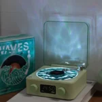 چراغ خواب طرح گرامافونی اسپیکر دار مدل waves - تصویر 9