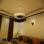لوستر نورکیا مدل دو حلقه قندیلی کد 2R-55G - تصویر 4