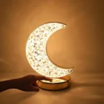 آباژور رومیزی مدل لمسی ماه