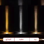 چراغ جت لایت 5 وات پرشین لایت مدل چراغ نما IP65 طرح کرم - تصویر 8
