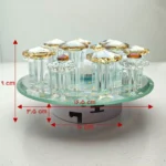 چراغ هالوژن زد اف آر مدل کریستالی سه حالته کد 6880 - تصویر 3