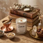 شمع دست‌ساز معطر مدل lumen با رایحه گل یاسمن زمان اتمام ۳۰ ساعت - تصویر 5