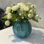 گلدان دکوری مدل شیشه ای برکه کد ۰۱۱ - تصویر 2