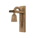 چراغ دیواری مدل چوبی کنفی کد FAED004WL مجموعه 2 عددی - تصویر 4