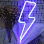 چراغ نئونی دیواری طرح صاعقه - تصویر 4