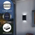 چراغ خورشیدی سولونیکس مدل 4LED-Solar-Wall Lamp - تصویر 6