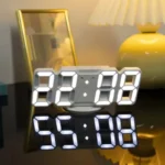 ساعت دیواری و رومیزی واتان مدل هوشمند عددی 3D - تصویر 3