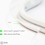 ریسه نئون فلکسی مدل v12 طول 1 متر - تصویر 6
