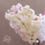 گل مصنوعی جُرجُرگل مدل شاخه شکوفه گیلاس بسته دو عددی - تصویر 5