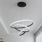لوستر مدل سه حلقه آویز مدرن کد OBM301 - تصویر 2