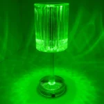 چراغ رومیزی مدل منشوری ریموت دار طرح لمسی شارژی کد RGB - تصویر 2