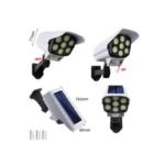 چراغ پارکی خورشیدی مدل YH-2178T مجموعه 2 عددی - تصویر 3