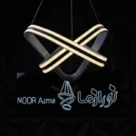 لوستر 2 شعله نورازما رشکان مدل SETAREH/3LINE - تصویر 2