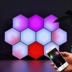 چراغ تزئینی مدل شش ضلعی Smart Light Panels بسته 6 عددی - تصویر 8
