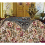 لحاف کرسی سندس مدل رز کد 09 سایز 350x350 سانتی متر - تصویر 5