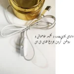 چراغ خواب مدل گوی کریستال چرخان طرح ماه و دختر - تصویر 4