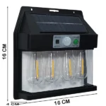 چراغ پارکی خورشیدی سولونیکس مدل YX-777 - تصویر 3