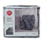 لحاف کاتن باکس مدل Velvet Yorgan Timbre Antrasit C.K دونفره سایز 215*195 سانتی متر - تصویر 3