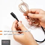 چراغ دیواری نئون دیزاین طرح Cloud-Vs-Moon_BL - تصویر 10