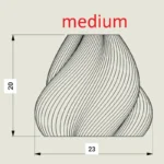 لوستر سقفی مدرن مدل خامه‌ای medium 02 - تصویر 5