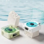 چراغ خواب طرح گرامافونی اسپیکر دار مدل waves - تصویر 6
