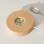چراغ خواب مدل گوی شیشه ای 3D طرح فضانورد و ماه - تصویر 5