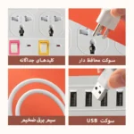 چندراهی برق پاجی مدل GS5U - تصویر 2