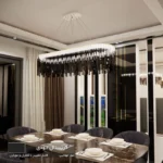 لوستر نورکیا مدل لاینر قندیلی کد 1Ln-90G - تصویر 7