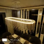 لوستر نورکیا مدل لاینر قندیلی کد 1Ln-90G - تصویر 13