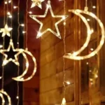 ریسه ال ای دی مدل آویز طرح ماه و ستاره طول 3 متر - تصویر 3