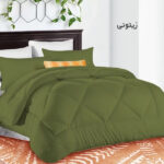 لحاف چیداری مدل میکرو دو نفره سایز 220x200 سانتی متر - تصویر 12