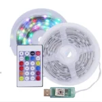 ریسه ال ای دی مدل فول کالر هوشمند بلوتوثی کد RGB IC usb 5v طول 10 متر - تصویر 3