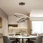 لوستر مدل سه حلقه آویز مدرن کد OBM301 - تصویر 8