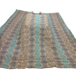 لحاف کرسی مدل دست دوز طرح لوزی سایز 350×350 سانتی متر - تصویر 9