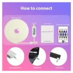 ریسه نئون دریم لایت مدل برنامه پذیر طول ۵متر به همراه آداپتور - تصویر 10