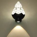 چراغ حیاطی 12 وات مدل دوطرفه شعله کد BD176 - تصویر 4