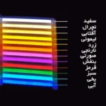 ریسه نئون فلکسی مدل GHK طول 1 متر - تصویر 10
