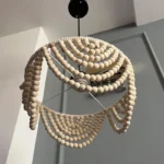 لوستر تزئینی مدل چوبی مراکشی - تصویر 3